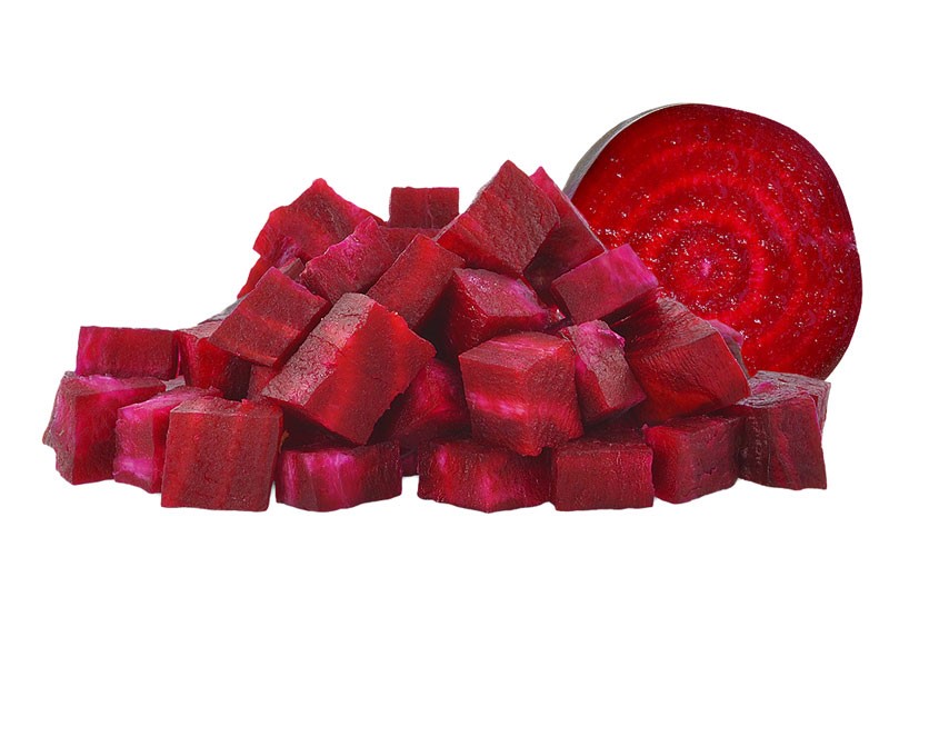 Kokta rödbetor redo att användas